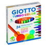 Giotto Turbo Color Estuche de 24 Rotuladores Surtidos